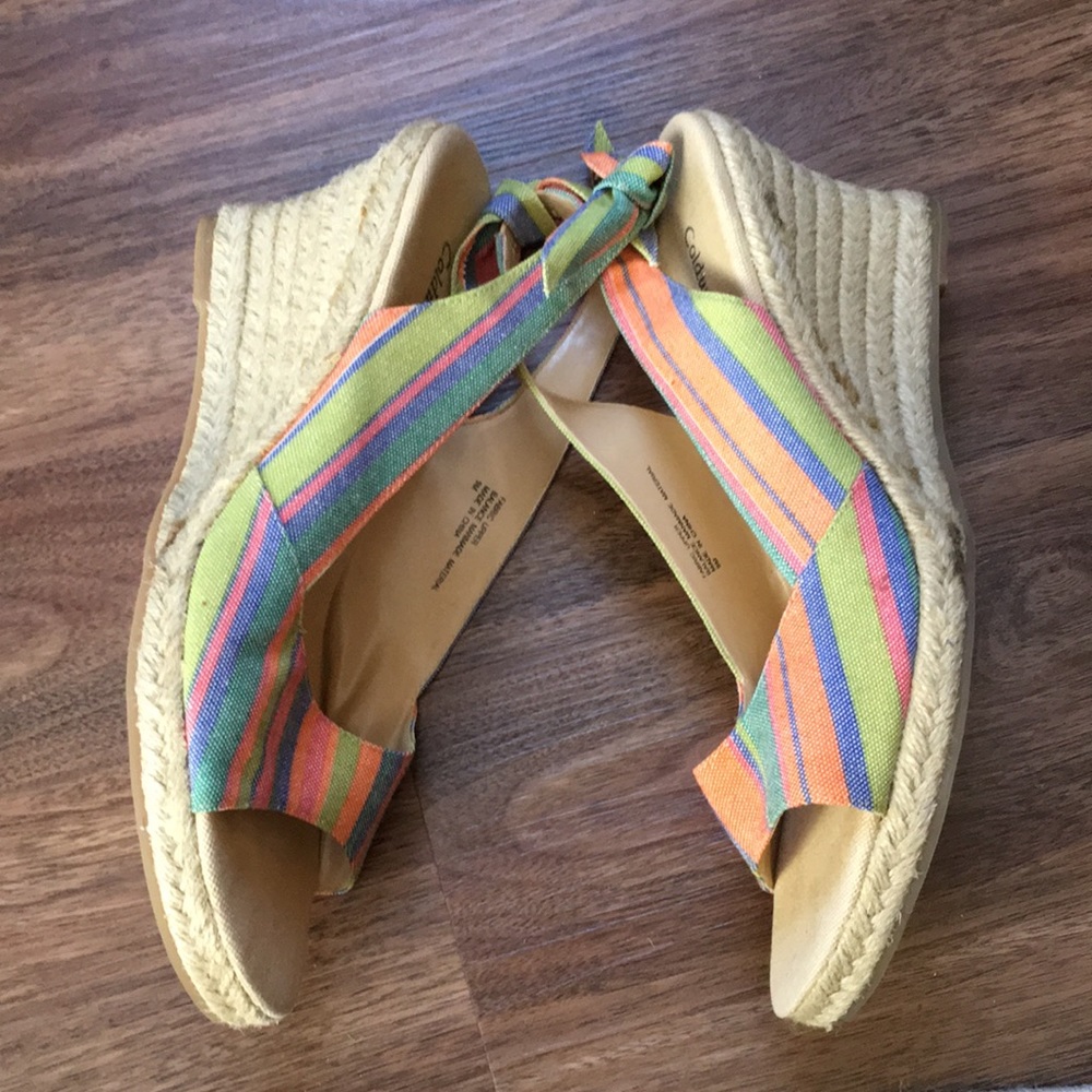 Summer Espadrille Wedges - Picture 3 of 9